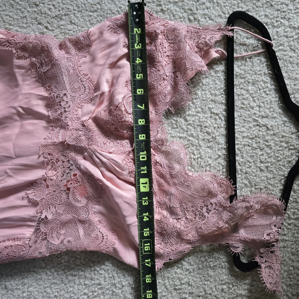 Anthropologie BHLDN Evelyn Lace V-neck High-low Midi Dress Medium - Picture 14 of 16